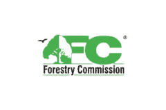 Forestry Commission logo.