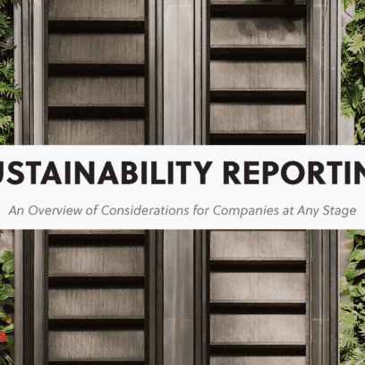 Sustainability Reporting White Paper