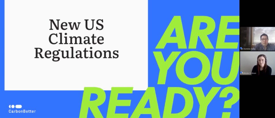 Webinar Recap: New US Climate Regulations—Are You Ready?