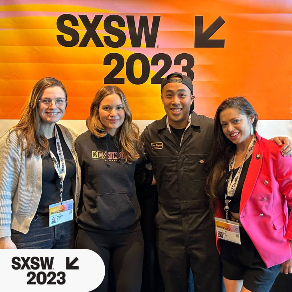 Our panelists for SXSW 2023 pictured after speaking.