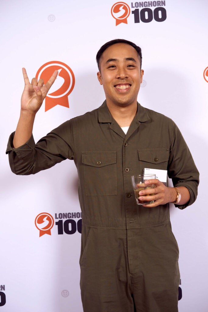 Tri Vo, President and Founder of CarbonBetter, at a Longhorn 100 event.